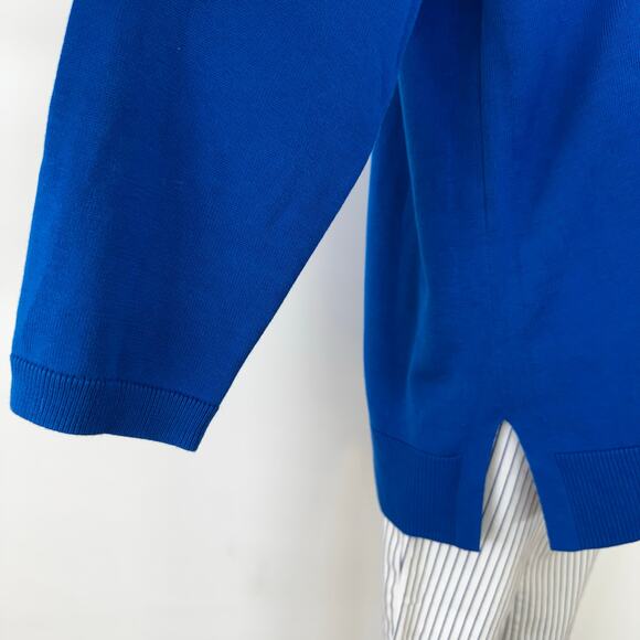 Talbots Royal Blue V-Neck Button Down Cardigan Sweater 2X Petite NWT - Picture 6 of 11